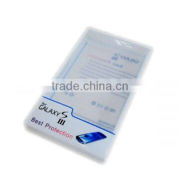 cheap clear acetate pvc phone shell packaging boxes