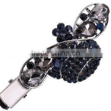 Fancy Lovely Large Crystal Plain Hair Clip Hair Accessory photo-2