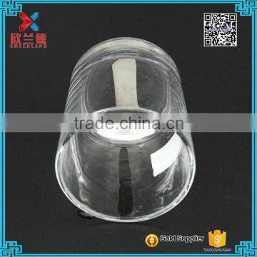 Wholesale Cheap ! 220ml White Glass Candle Jar / Round Wild-mouth Bottle photo-2