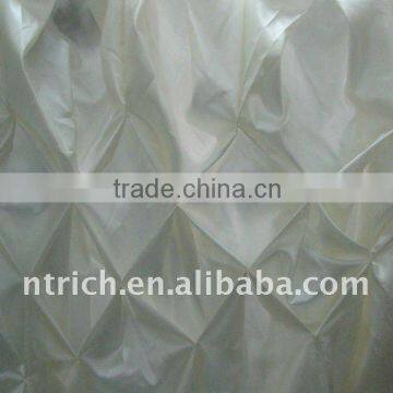 Fascinating!!! white colour satin table cloth/table skirt,honeycomb style,fashion design