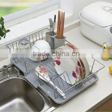 Single wire dish rack Metal kitchen shelf bowl chopsticks tableware receive waterlogging caused by excessive rainfall