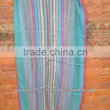 Silk Viscose Scarf With Summer Multy Flower photo-2