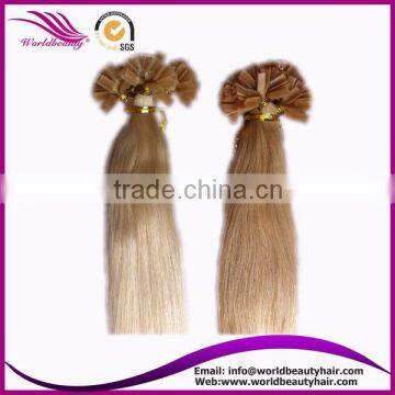 Factory price for European hair Italy glue hair extension 613#