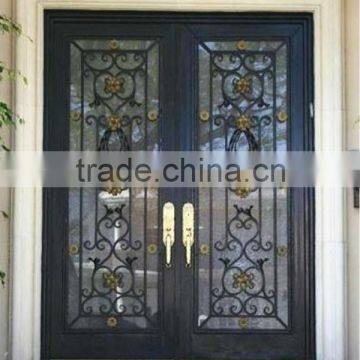 Top-selling double wrought iron entrance door                        
                                                Quality Choice