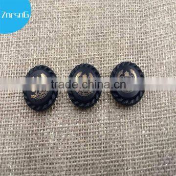 Epoxy dome black color cover snap fasteners for clothing, luminous clothing button, fasteners for clothing