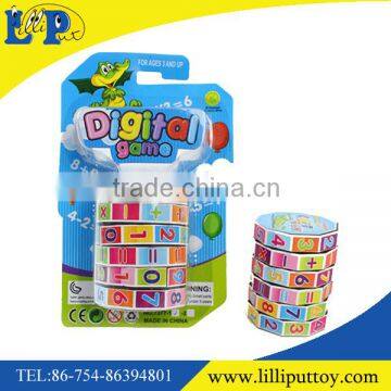 Educational toy arithmetic cylinder cube toy for kids