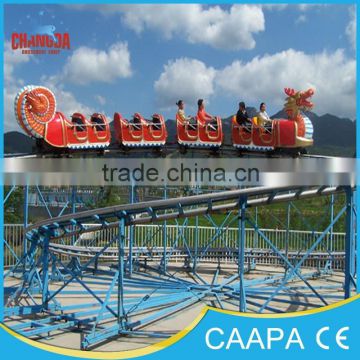 sliding dragon! Cheap mini roller coaster/steel electric train slide dragon for sale