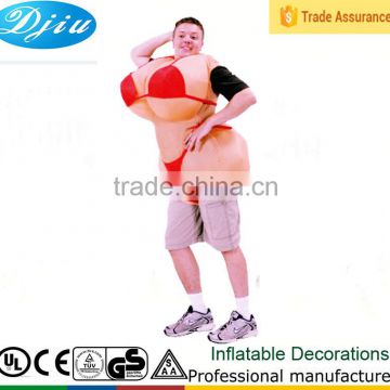 DJ-CO-141 Adult inflatable Breast bra big butt Sexy Women Costume