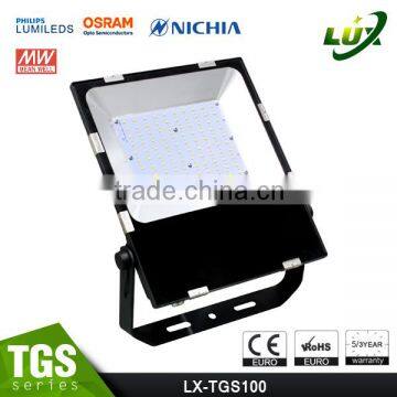 High Efficacy Ip66 Meanwell Driver 120LM Smd 60 Watt Led Flood Light photo-4