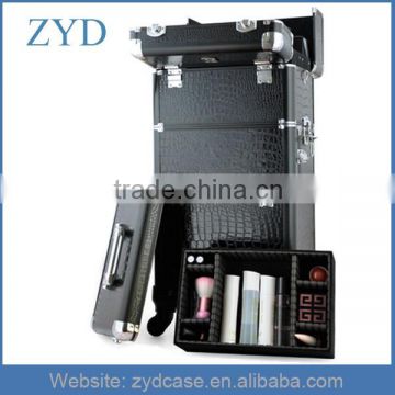 Large Aluminum Salon Beauty Box Nail Carry Case Pro Makeup Trolley ZYD-HZ82207