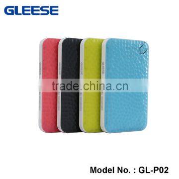 2016 Fashionable design power bank 6000mah Slim Power Bank for smart phone