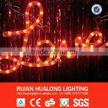 220V high brightness ce rohs normal rope light rice rope light