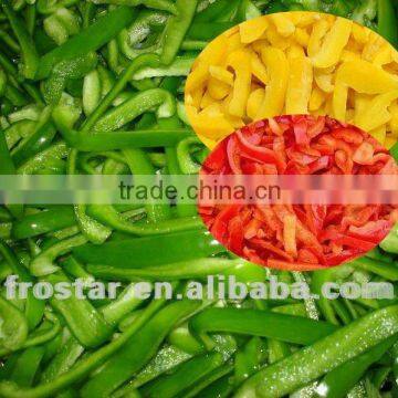 IQF Pepper slice green red yellow