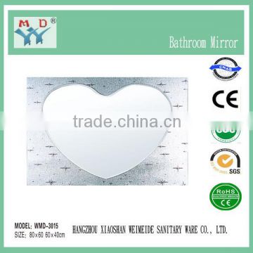 Made in China heart shaped wall mirrors