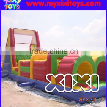 2016 outdoor inflatable sport game, large inflatable obstacle course