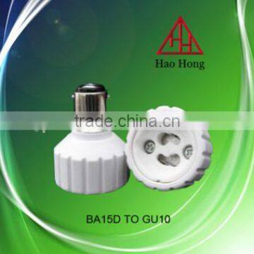 HAOHONG BA15D TO GU10 adapter / lamp holder convertor