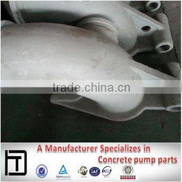 Concrete Pumps parts, DN125*R275 Twin-wall steel pipe fitting elbow