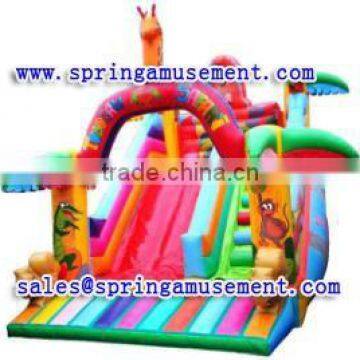 giant colorful carton inflatable water lide, inflatables SP-SL061