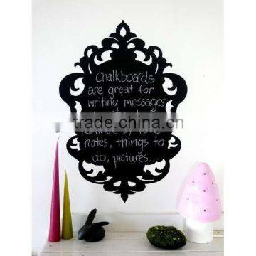 Mirror shape chalkboard sticker