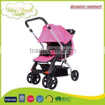 BS-04A abrasion resistant cheap baby doll pram stroller 3 in 1