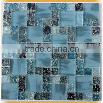 Glass mosaic for swimming pool tile