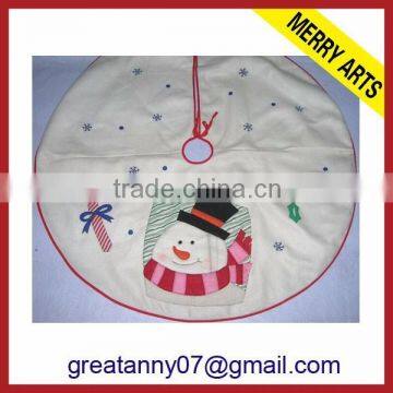 Velvet Christmas Tree Skirts Hanging Glass Tealight Holder photo-5