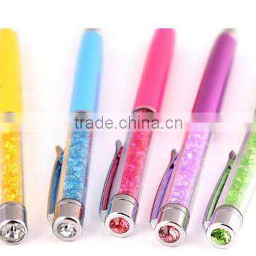 New design bling stylus touch pen with crystal