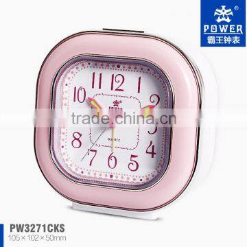 Factory Hot Sale Plastic ROSENDAHL Alarm clocks With Power Sweep Movement And Snooze Function For Modern Family Kid's Using