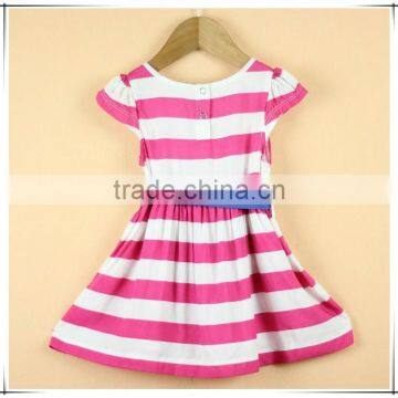 Cotton 2015 Summer Child Clothes Girls Dress Baby Princess Sleeveless Striped Dresses Children Clothing From Guangzhou Baiyun photo-3