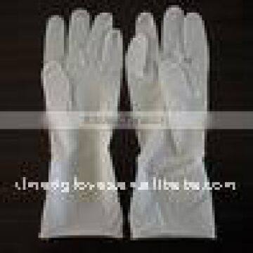 Latex surgical gloves