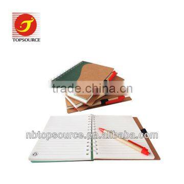 Promotional Recycled Notebook with Pen