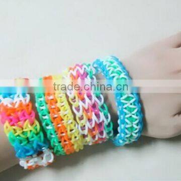 Popular DIY Silicone Color Loom Bands for Bracelets