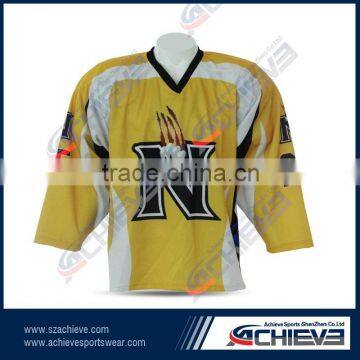 Custom team set sublimated cheap wholesale ice hockey jersey american hockey jersey