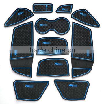 Car Accessories Red Car Mat for Ford New Focus(low Configuration) 11pcs/set photo-2