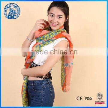 2016 Free Sample Low Moq Floral Printed Scarf Wholesaler Supplier Scarf For Women