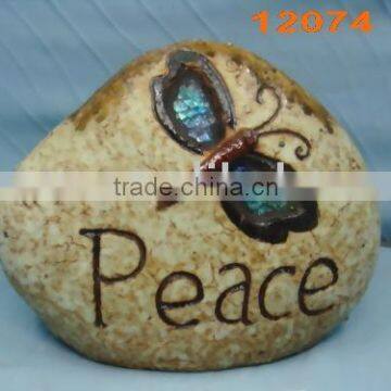 garden decoration, ceramic garden stone