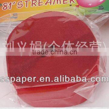 Hot Sell Color Crepe Paper Raw Material for Artificial Flowers photo-4