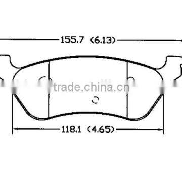 D858 05019805AA for CHRYSLER DODGE JEEP rear brake rotors