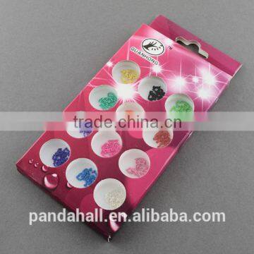 Iron Ball Bead Chain Metallic Nail Sticker, Nail Art Decoration Accessories(MRMJ-R033-11)