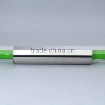 Stainless Steel Rolling Pin With Plastic Handle photo-6
