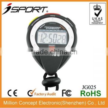 Cheap stopwatch Large LCD display waterproof split stopwatch