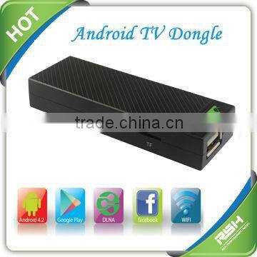 Android 4.2 TV Dongle HD multimedia player 2.4G Remote control & 3G dongle Media Box