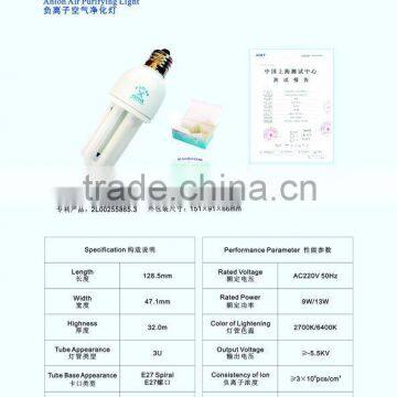 Anion Air Purifying Energy Saving Lamp