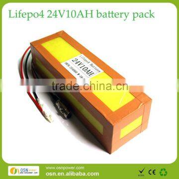 24V lifepo4 battery pack for electric bicycle