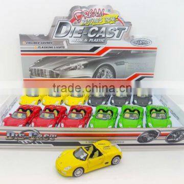 Diecast Cars Metal Pull Back Car Model Autorized Famous Brand