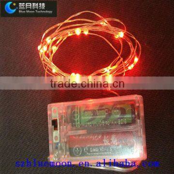 CE&ROHS Mini Christmas Lights on a Green Wire Mini Copper Light photo-2