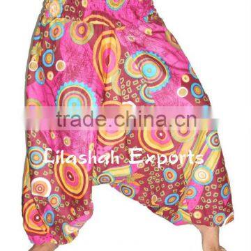 2283 Cotton Trouser Afgani Floral Print Viscose Women's Harem Pants Printed Viscose Women's Harem Pants