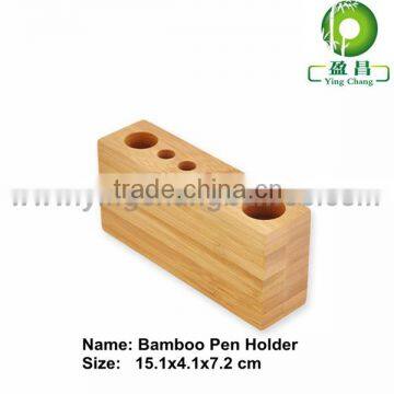 Bamboo table pen display rack