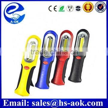 A-OK Wholesale ABS Plastic Work Light LED Torch Flashlight with Magnet and Hook