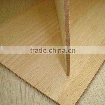 Rubber wood with MDF